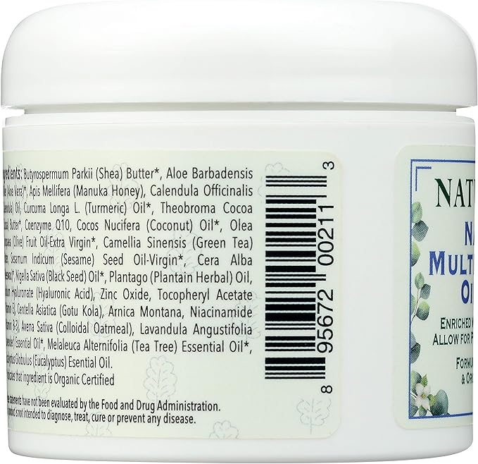 Nature Only Natural Multi-Function Ointment, 4 Oz Best Skin Healing Aids Enriched with phytochemicals to Allow for Penetration into Skin, Formulated with Natural & Organic Ingredients (4.0)