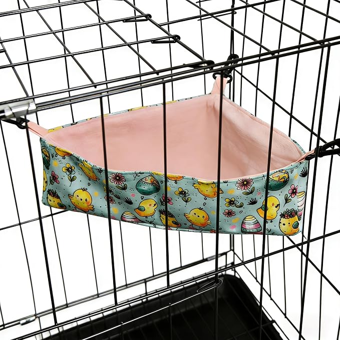 Sugar Glider Toy Box - Hanging Hammock & Soft Dig Box | Sugar Glider Cage Accessories,Hedgehog, Rat | Washable Sugar Glider Pouch for Small Animals