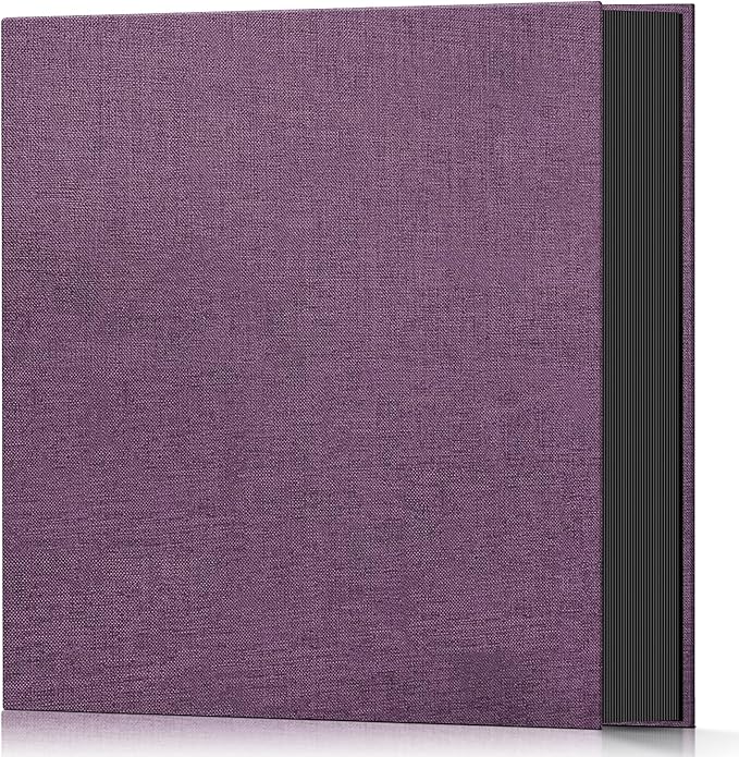 Popotop Photo Album 4x6 600 Pockets for Wedding Gifts,Linen Hardcover Picture Albums for Family Anniversary Baby Vacation Pictures