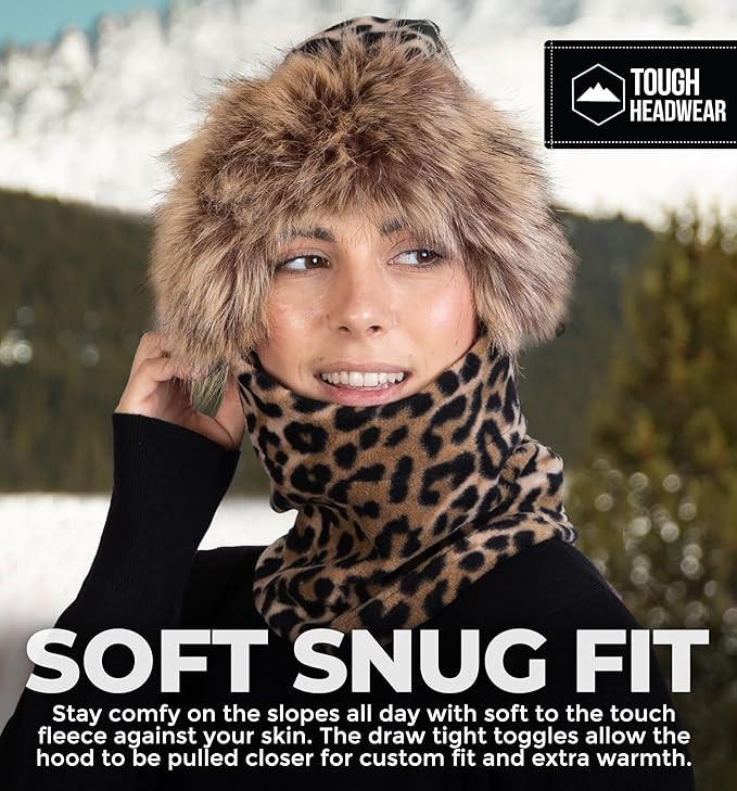 Tough Headwear Fleece Balaclava Ski Mask - Windproof Cold Weather Gear - Hunting Essentials - Ski Mask for Men