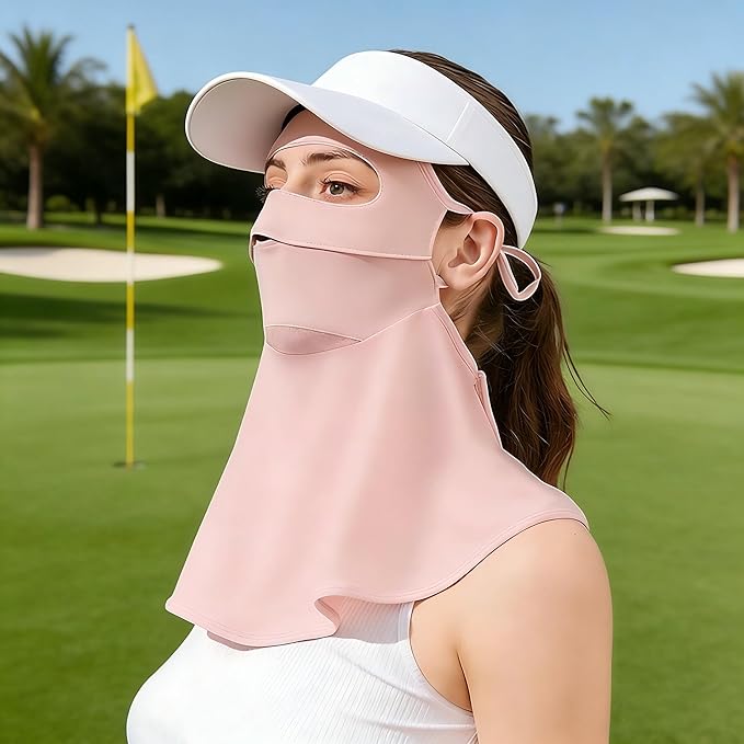 Face Cover for Sun Protection UPF 50+ UV Neck Protection UV Face Mask Covering Eye