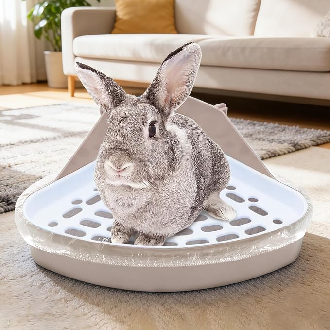 Disposable 50 pcs Small Animal Cage Liners | Rabbit Tray Film Liner Bunny Litter Pan Bags Guinea Pig Cage Toilet Plastic Film for Bird Hamster Chinchilla Hedgehog