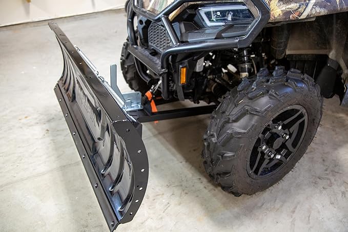 Kolpin 48" ATV Snow Plow Kit for Polaris Sportsman – Includes Steel Blade, Push Tube & Plow Mount – Heavy-Duty Construction