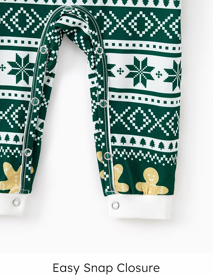 PATPAT Christmas Family Matching Pajama Sets Includes Christmas Socks - Perfect for Family Photos & Holiday Celebrations