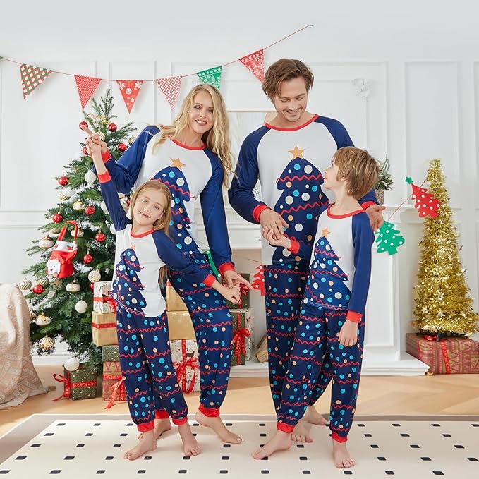 Christmas Pajamas for Family Matching Family Christmas Pajamas Set PJS Holiday Xmas Family Jammies Sleepwear