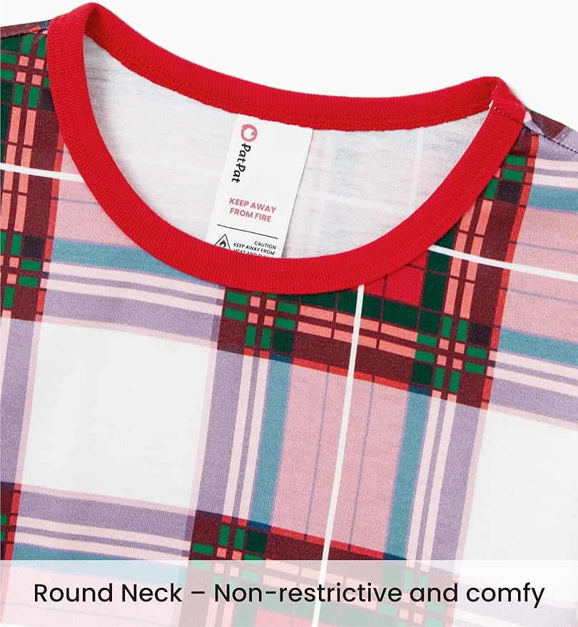 PATPAT Christmas Family Matching Pajama Sets Includes Christmas Socks - Perfect for Family Photos & Holiday Celebrations