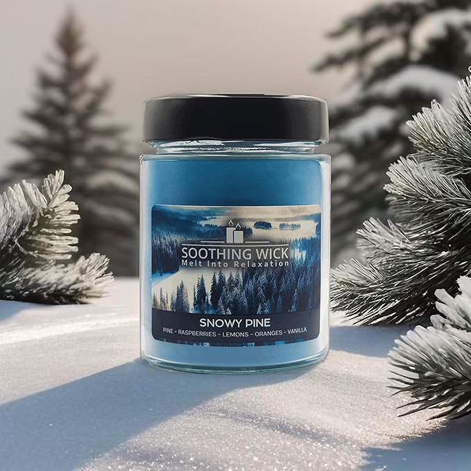Luxury Scented Candle Gift Set – 6 Hand-Poured 9oz Soy Blend Candles | Made-to-Order with Custom Scents | Long-Lasting Aromatherapy for Home | Elegant Gift for Women, Birthday, Housewarming, Self-Care