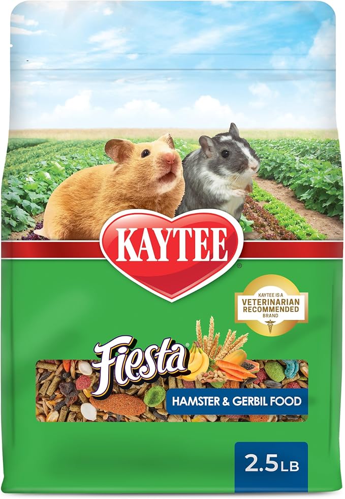 Kaytee Fiesta Mouse & Rat Food, Nutritious Blend, 2 Pounds | More mealtime fun. Mouse food blend. Fruits, veggies, rat enrichment