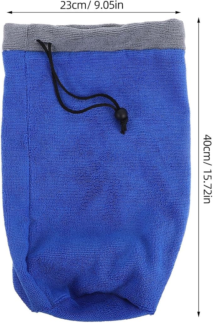KESYOO Blue Plush Absorbent Towel for Small Pets Lightweight Quick Dry Bath Towel for Ferrets, Hamsters and Guinea Pigs Care and Drying Accessories