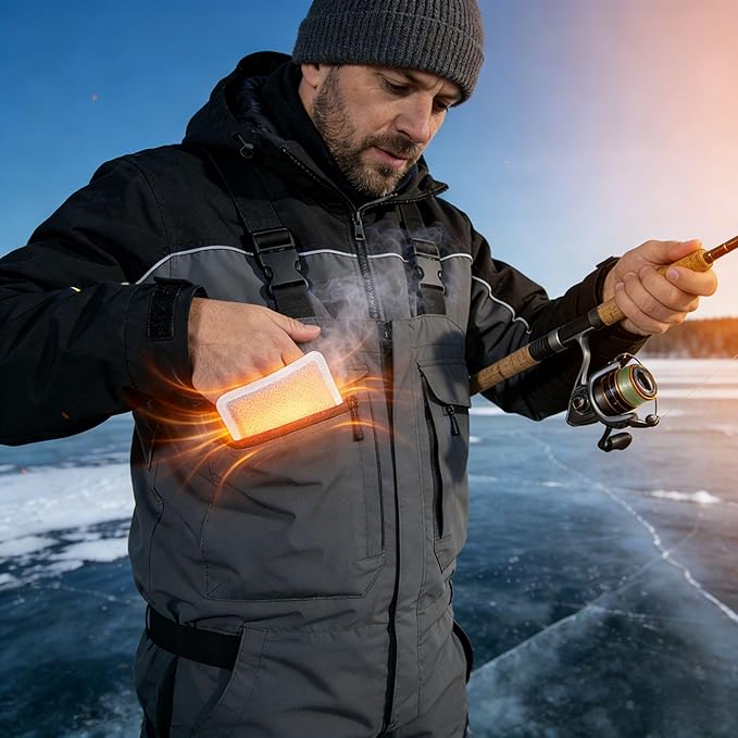 Hand Warmers - 90 Packs Hot Hands Disposable Heat Pad, Hot Hands Hand Warmers, Up to 10 Hours of Safe and Continuous Heat, Perfect for Camping, Outdoor Skiing, Fishing Ideal for Outdoors and Travel.