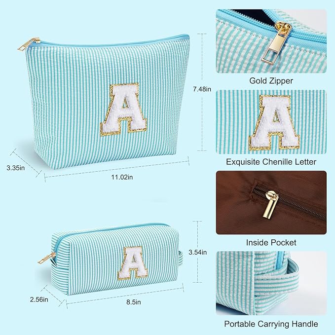 YOOLIFE Birthday Gifts for Girls, Christmas Gifts for 3-12 Year Olds | Personalized Cute Makeup Bag | 21st Birthday Gifts