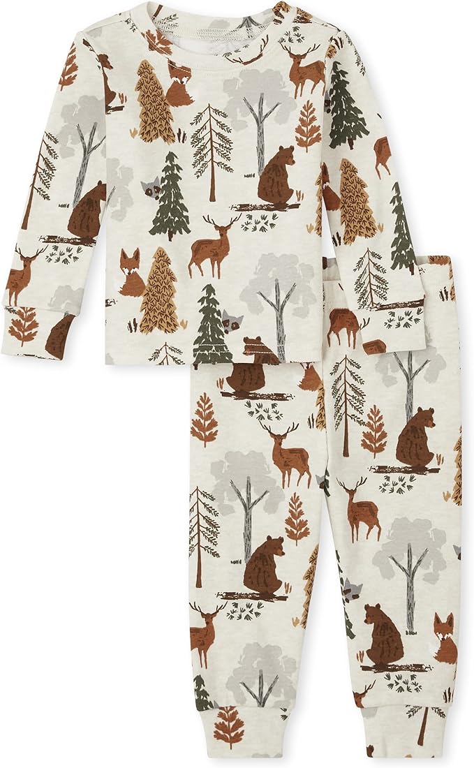 The Children’s Place Family Matching, Christmas and Holiday Pajama Sets, Cotton