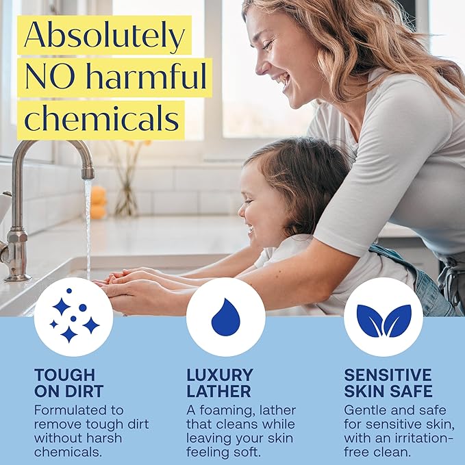 Fab Tab Foaming Hand Soap Refill - Natural Hand Soap - Bathroom Hand Wash - Plant-Based - No Harsh Chemicals - Variety scents - 8 Pack. Makes 8 x 11.9 fl oz (Bottle Not Included)