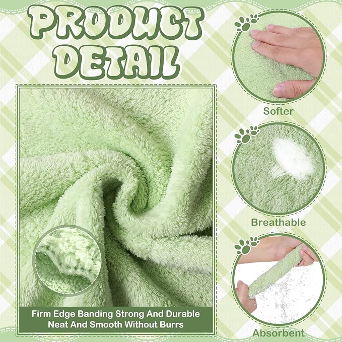 Newwiee 24 Pcs Guinea Pig Fleece Bedding Blankets Bulk Washable Small Animal Fleece Cage Liners Pet Wash Cloth Sleeping Mat Cover for Hamster Chinchilla Rabbit Hedgehog (12 x 12 Inch,Multicolor)