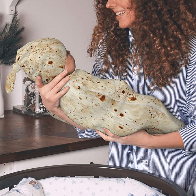 Newborn Swaddle Blankets and Hat Set Soft Cotton Baby Swaddle Wrap Warm Infant Receiving Blanket Burritos Tortilla-1