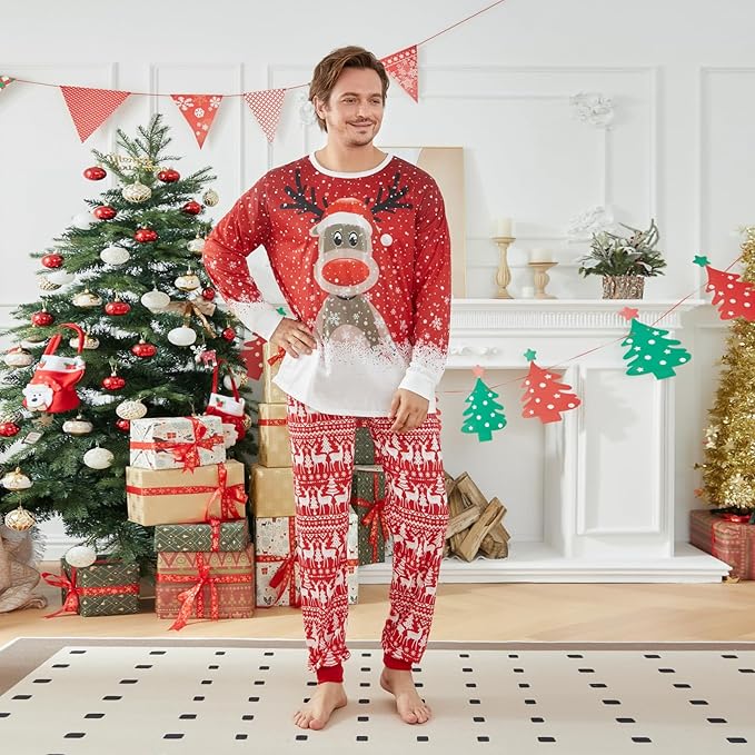 Christmas Pajamas for Family Matching Family Christmas Pajamas Set PJS Holiday Xmas Family Jammies Sleepwear