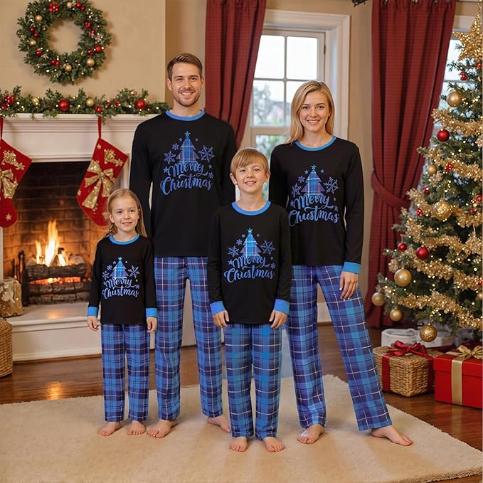 2024 Family Matching Pajamas Sets - Christmas Pjs Sleepwear Outfits for Holiday & Xmas Party