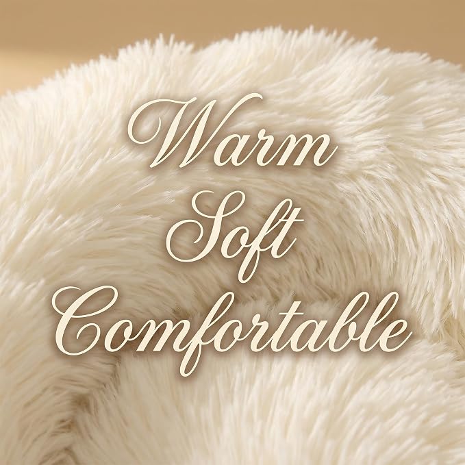 Guinea Pig Bed for Small Animal for Dwarf Rabbits/Hamster/Hedgehog/Ferrets | 11.8 Inch Small Animal Beds Washable，Hideout Soft & Comfortable Donut Bed,Beige