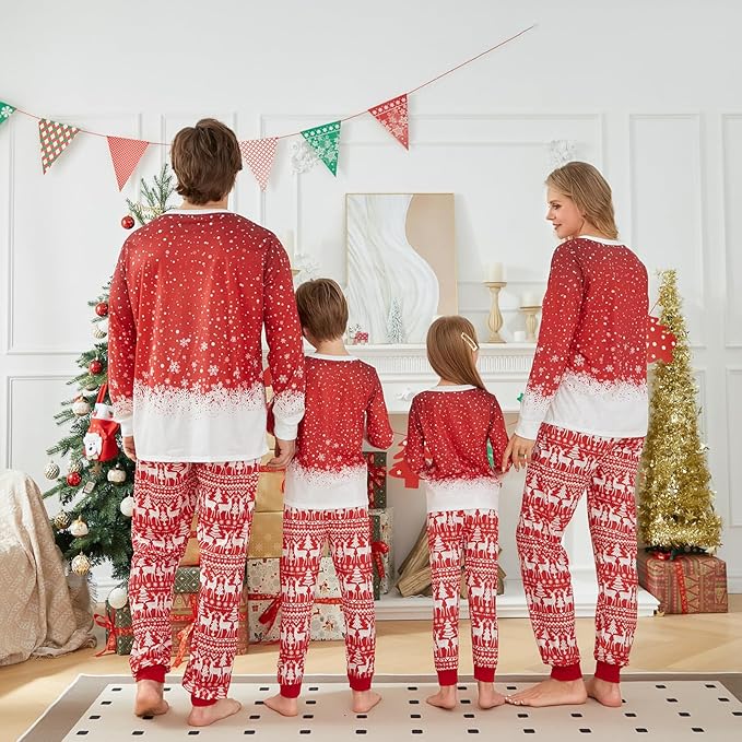 Christmas Pajamas for Family Matching Family Christmas Pajamas Set PJS Holiday Xmas Family Jammies Sleepwear