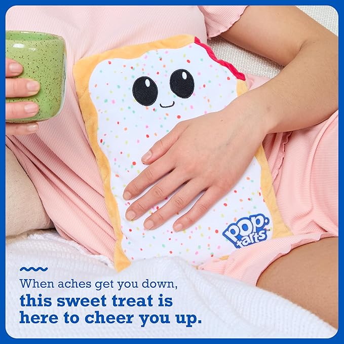 Pop-Tarts™ Happy Helpers By Relatable, The Cozy Comfort That's Anything But Boring, Get Relief with Cozy Heated Plushies and Other Dorm Essentials, Includes 1 Microwavable Pop-Tarts™ Heating Pad