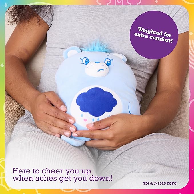 Happy Helpers Grumpy Bear By Relatable, The Cozy Comfort That's Anything But Boring, Get Relief with This Plush Heating Pad for Cramps and Body Pain, Includes 1 Microwavable Grumpy Bear Heating Pad
