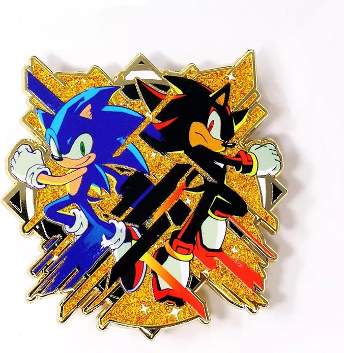 Sonic the Hedgehog Blind Bag Enamel Pin – Speed Stamp Series Mystery Collectible (Officially Licensed, Zen Monkey Studios)