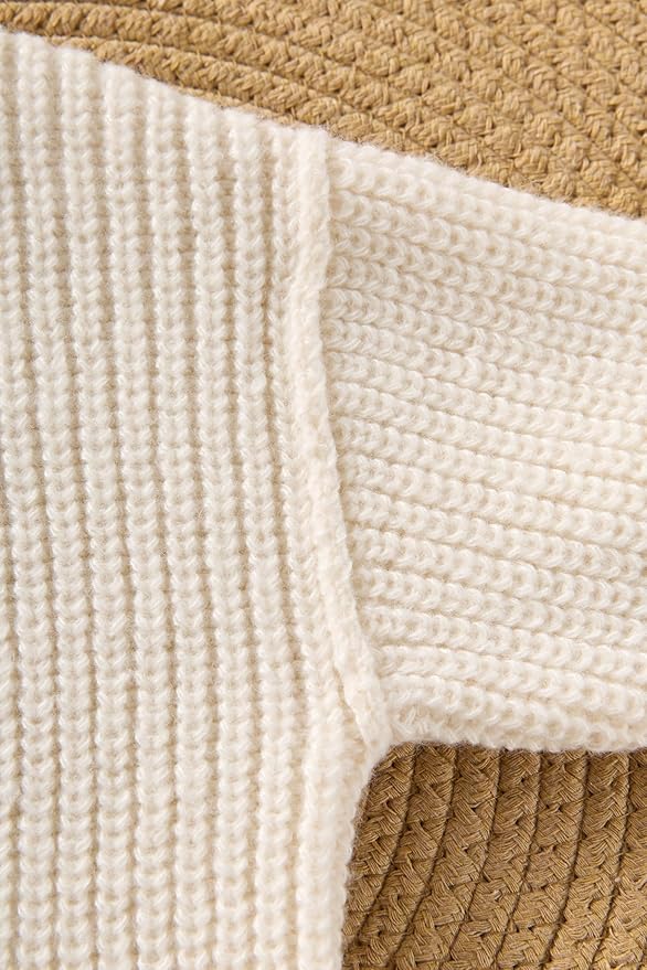Personalized Knit Baby Boy Girl Sweater with Name Custom Pullover Sweatshirt Custom Baby Gifts