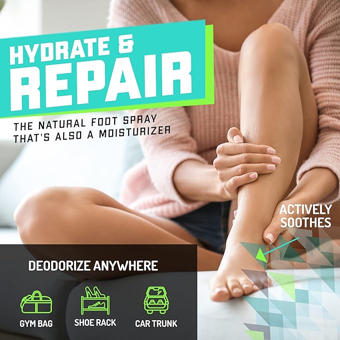Elite Sportz Shoe Deodorizer - 4 oz Foot Spray and Shoe Odor Eliminator - No More Smelly Shoes or Stinky Feet with our Peppermint Shoe Freshener - Small Gift for Men & Women
