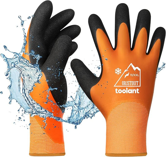 Waterproof Winter Work Gloves for Men and Women, Touchscreen, Freezer Gloves, Thermal Insulated, for Cold Weather