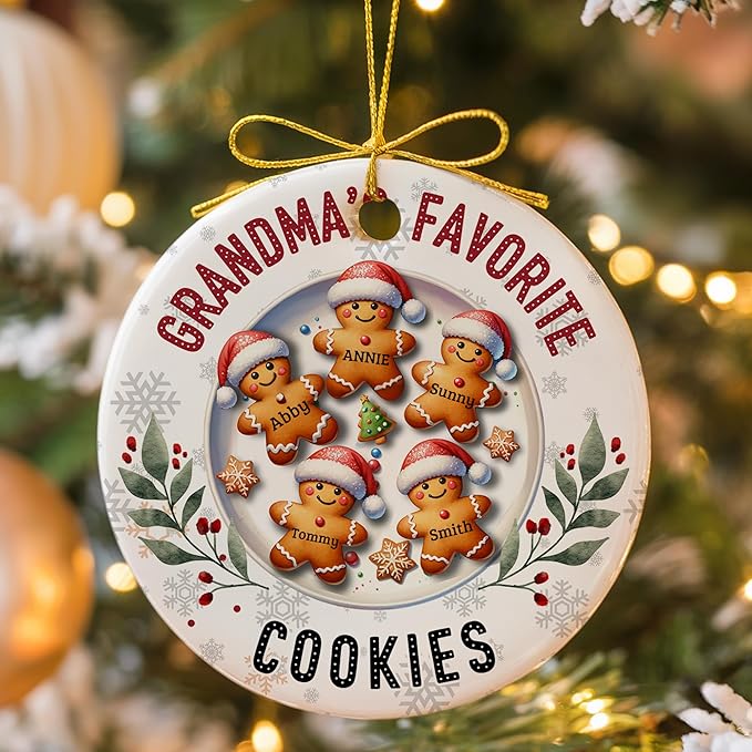 Personalized Christmas Ornament 2025 Personalized My First Christmas Ornaments Picture & Name Gift for New Mom, Dad, Grandson or Granddaughter Christmas Tree Keepsake Gift