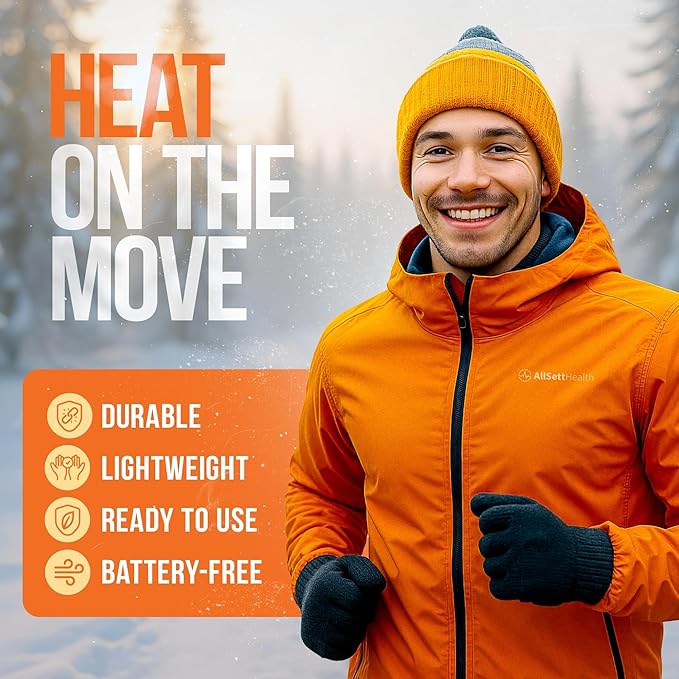 Hand Warmers Disposable Pack 50 Pairs (100 Warmers) 11+ Hour Air-Activated Hot Hands Hand Warmers Bulk - TSA Approved Pocket & Glove Warmers for Skiing