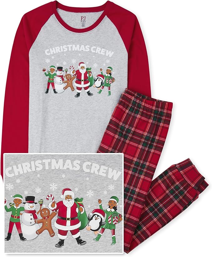 The Children’s Place Family Matching, Christmas and Holiday Pajama Sets, Cotton