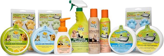 Citrus Magic Pet Rinse-Free Pet Shampoo, 8 Fluid Ounce | Conditions & Deodorizes Coats, Ideal for Dogs, Cats, Ferrets, Hamsters, Rabbits, Kittens