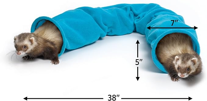 MidWest Homes for Pets Ferret Nation Play Tunnel for Ferret Nation & Critter Nation Small Animal Cages | Measures 38L x 7W x 5.25H - Inches