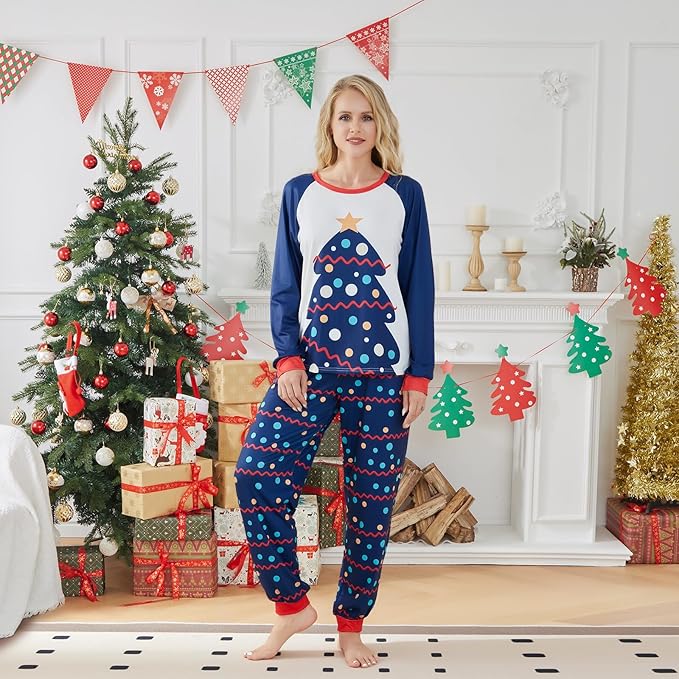 Christmas Pajamas for Family Matching Family Christmas Pajamas Set PJS Holiday Xmas Family Jammies Sleepwear