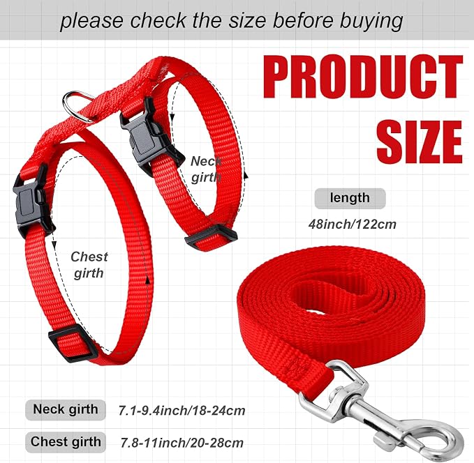 Foaincore 6 Pcs Ferret Clothes Hoodie Sweater Leash Harness Set Grey Red | Soft Hoodie Sweaters with Drawstring, Collar with Bell for Safety, Leash Included, For Guinea Pig Hamster Chinchilla