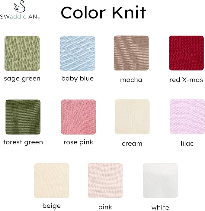 Ruffle Knit Blanket for Baby - 100% Luxury Soft Cotton Knit Warm Cozy Cuddle Stroller Crib Blanket for Newborns, Infants, & Toddlers (White)
