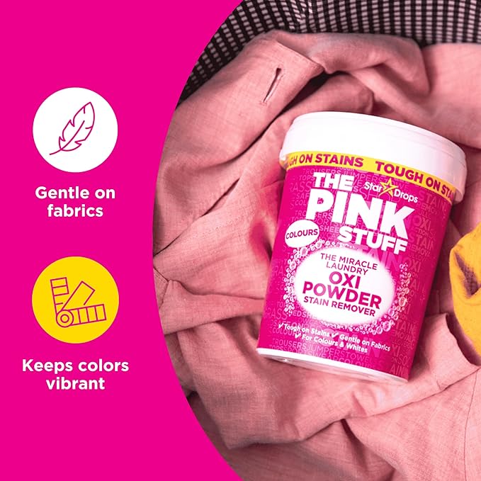 Stardrops - The Pink Stuff - The Miracle Laundry Oxi Powder Stain Remover For Color's Bundle (2 Color's Powder) (PS2LC)