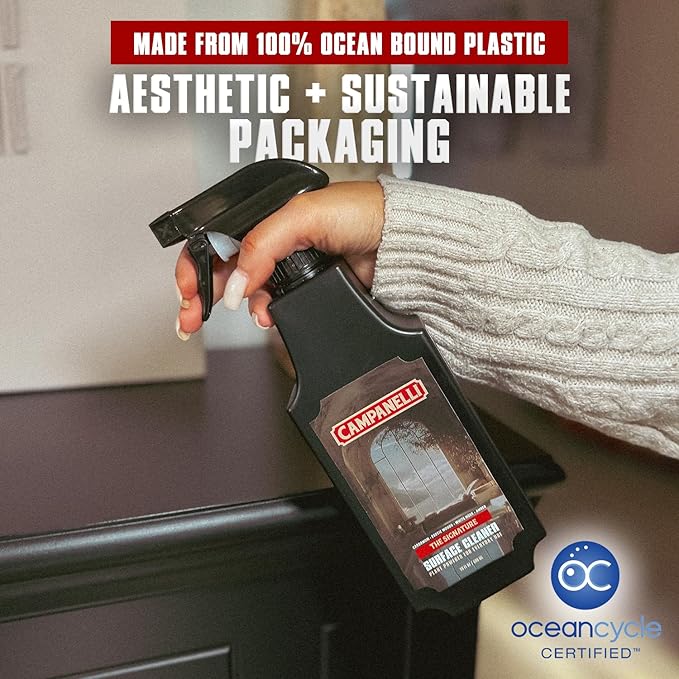 CAMPANELLI Plant-Powered Multi-Surface Cleaner – Luxury Fragrance-First Formula for Kitchen, Bathroom & Home – Non-Toxic, Eco-Friendly, 20 oz - Spiced Pumpkin Caffè Scent (Limited Edition)