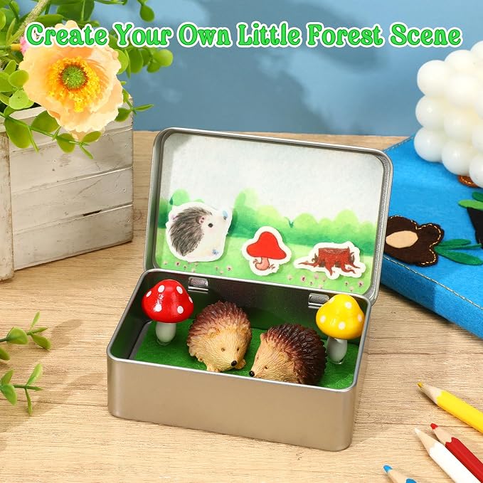 Little Pocket Hedgie Mini Hedgehog, Collectible Gift Travel Buddy | Cute mini hedgehog in a pocket tin, a collectible desk gift for coworkers, friends and animal lovers