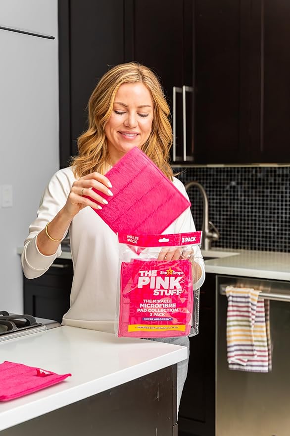 Stardrops – The Pink Stuff – Miracle Microfibre Pad Collection 3 Pack