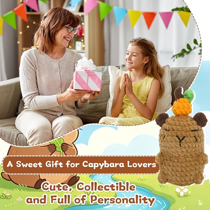 Little Pocket Capybara Mini Capybara Tin Desk Decor Back to School | Cute mini capybara in a pocket tin, a desk gift and collectible for coworkers, friends and capybara lovers.
