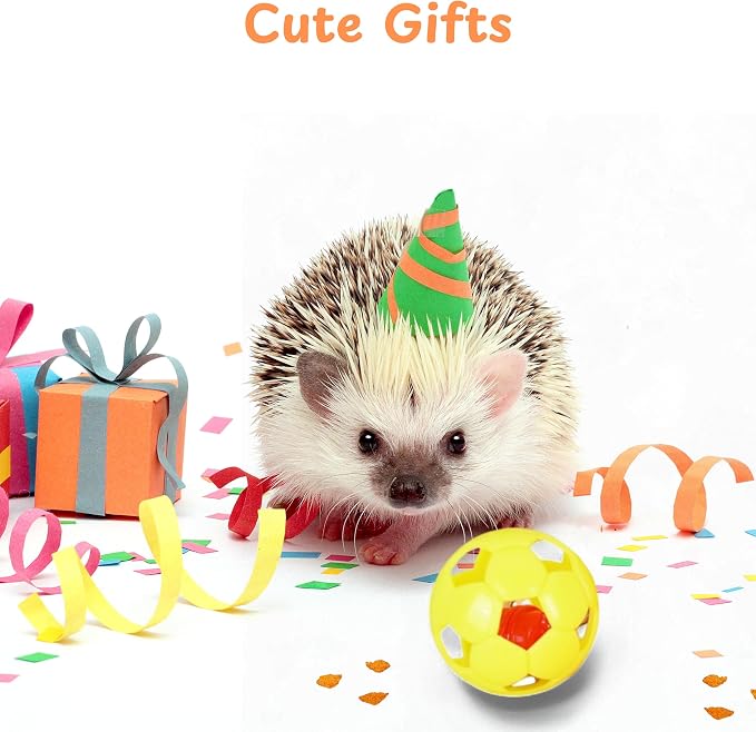 Toys for Hedgehogs Hideout Tunnel with Bell Ball, Hedgehog Hideout with Toys, Hedgehog Tunnel and Bell Balls Toy, Small Animal Hideouts Tubes Toy, Hedgehogs Accessories (Pink, 21.65 * 6.29in)