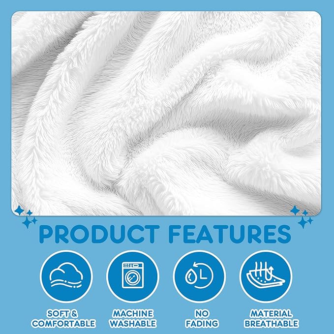 Ships Next Day- Custom Blanket with Name, Personalized Kids Throw Blankets, Teen Girl Gifts Trendy Stuff, Christmas Birthday Gifts for Boys Girls