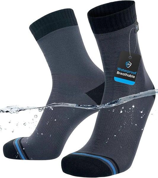 DexShell Waterproof Everyday Socks - Breathable Membrane, Quarter Crew Length for Walking, Commuting & All-Weather Comfort