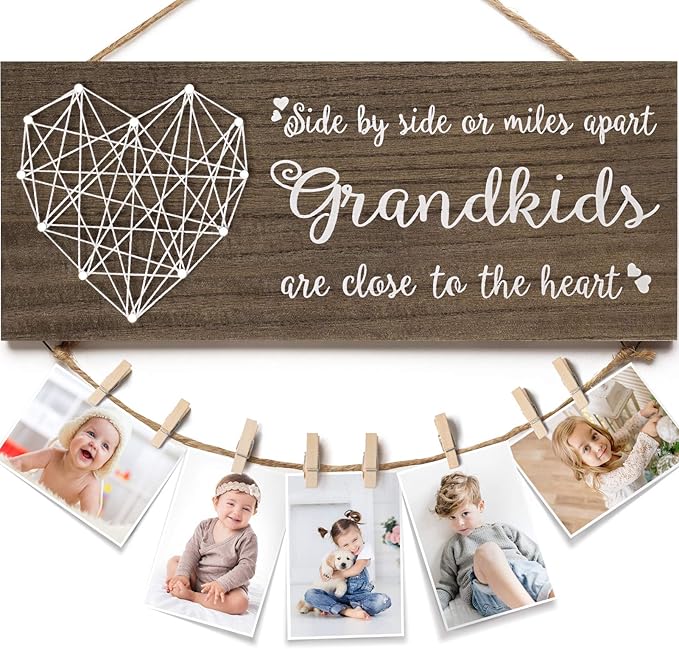 Best Grandma Gifts Christmas Gifts for Grandma Picture Frame, Birthday Gift for Nana from Grandchildren Granddaughter Grandson, Grandkids Photo Holder Grandpa Gigi Nana Gift for Thanksgiving