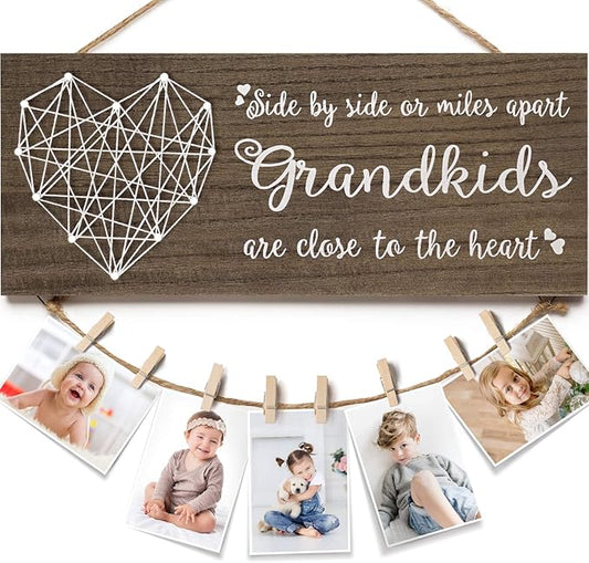 Best Grandma Gifts Christmas Gifts for Grandma Picture Frame, Birthday Gift for Nana from Grandchildren Granddaughter Grandson, Grandkids Photo Holder Grandpa Gigi Nana Gift for Thanksgiving
