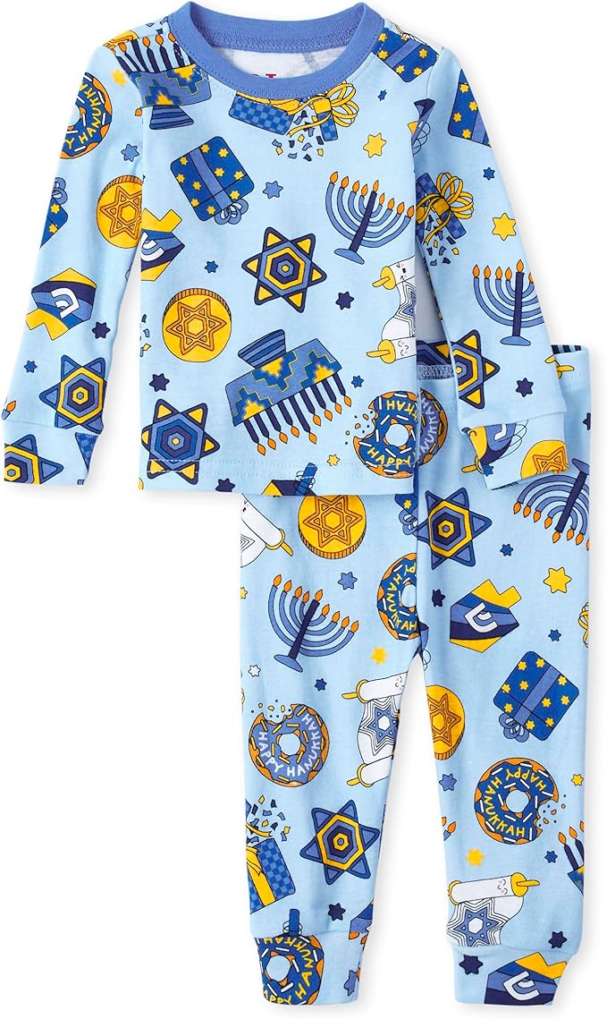 The Children’s Place Family Matching, Christmas and Holiday Pajama Sets, Cotton