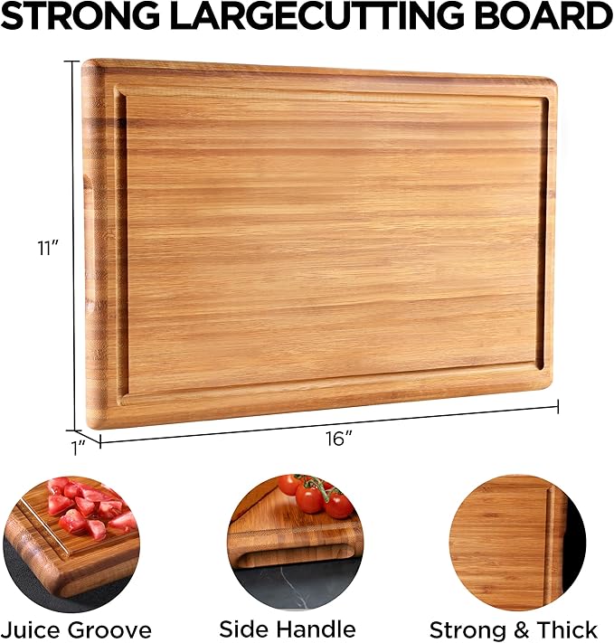 Personalized Bamboo Cutting Board – Custom Engraved Charcuterie Board for Wedding, Anniversary, Engagement, Housewarming – Unique Gift for Couples, Parents, and Family