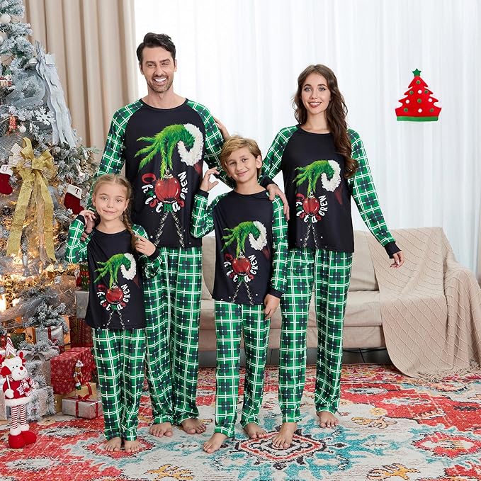2024 Family Matching Pajamas Sets - Christmas Pjs Sleepwear Outfits for Holiday & Xmas Party